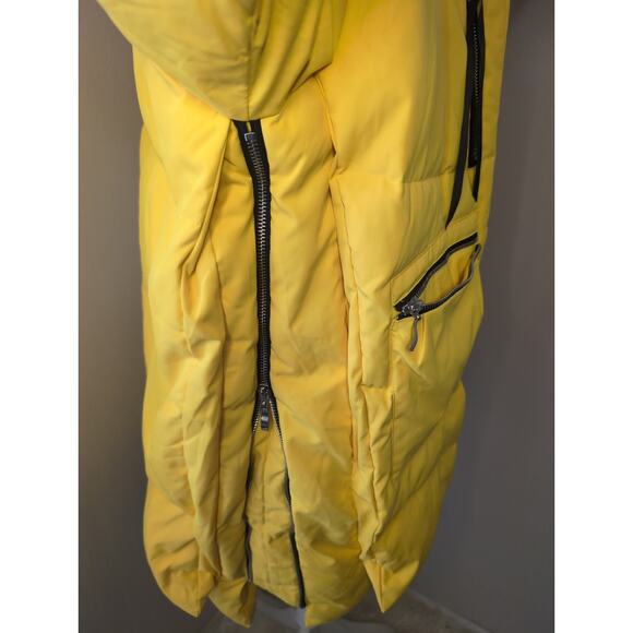 Orolay yellow outdoor puffer down insulated winter snow jacket Sm - Picture 5 of 14
